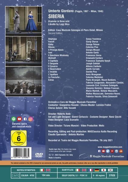 - e Maggio/+ Yoncheva/Noseda/Coro Siberia Orchestra - del (DVD)