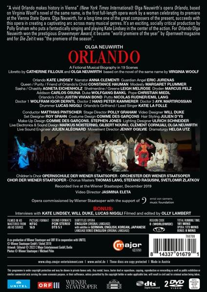 Various Artists, Orchester Der Wiener Staatsoper, Chor Der Wiener Staatsoper, Opernschule Der Wiener Staatsoper - Orlando  - (DVD)