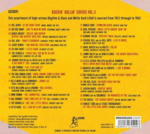 Rollin\' (CD) - VARIOUS Rockin\' - Covers Vol.3