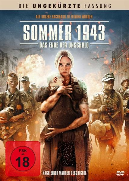DVD-Cover mit einer Frau, die ein Baby hält, Soldaten im Hintergrund und einem Filmtitel.