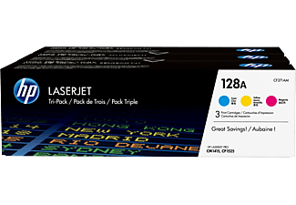 HP 128A (3er-Pack) - (Cyan/Magenta/Gelb)