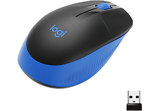 LOGITECH M190 Full Size - Maus (Blau)