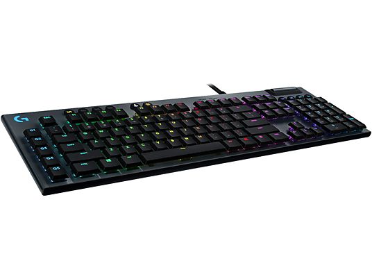 LOGITECH G815 LIGHTSYNC RGB - Tastiera gaming, Wired, QWERTZ, Mechanical, Logitech Romer G Tactile, Nero