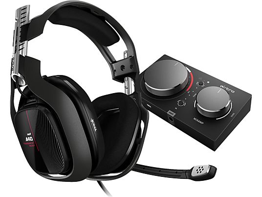 ASTRO GAMING PC/PS4 A40 TR + MixAmp Pro TR - Gaming Headset (Schwarz/Blau)
