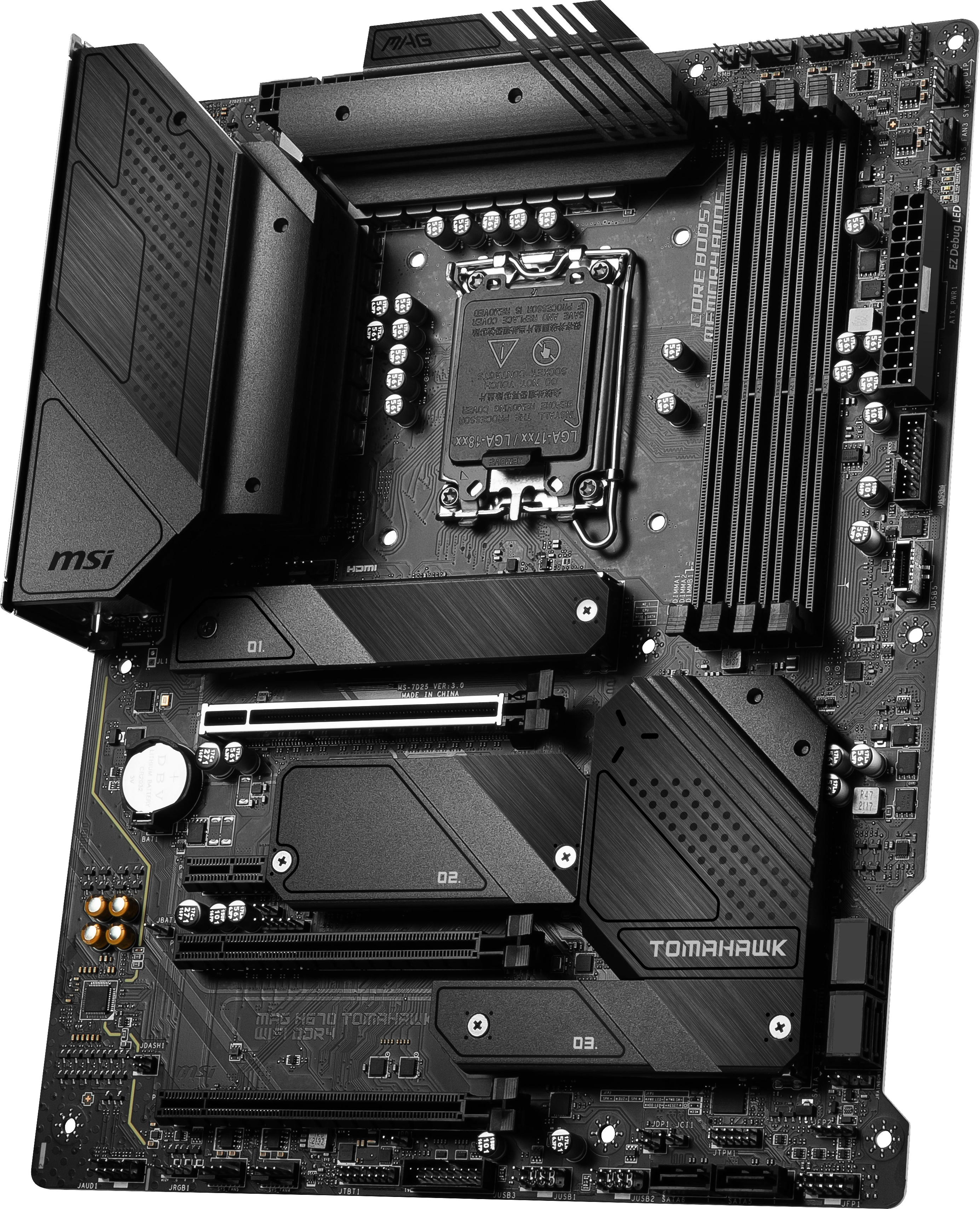 MSI MAG H670 TOMAHAWK WIFI DDR4 (7D25-030R) Mainboard Schwarz