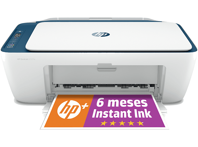 Impresora Multifunción HP DeskJet 2720e, con tecnología de inyección de  tinta térmica y Wifi