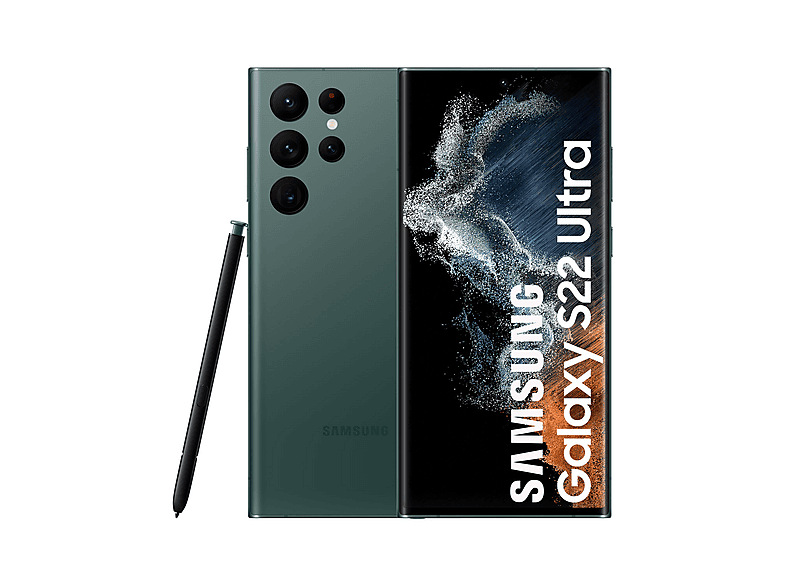 Móvil Samsung Galaxy S22 Ultra 5G, Green, 512 GB, 12 GB RAM, 6.8