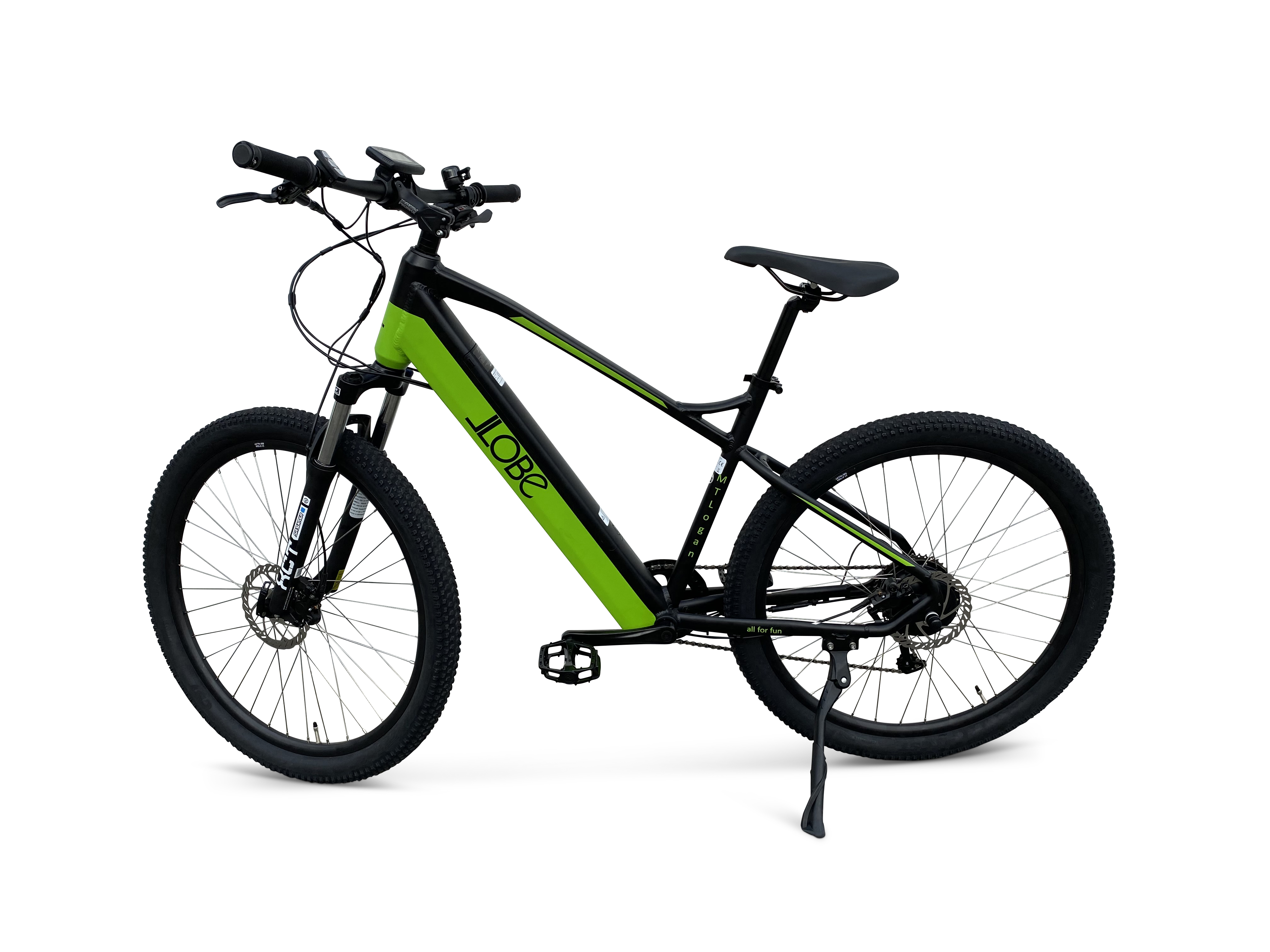 LLOBE  MTLogan Mountainbike (Laufradgröße: 27,5 Zoll, Rahmenhöhe: 48 cm, Unisex-Rad, 468 Wh, Grün)