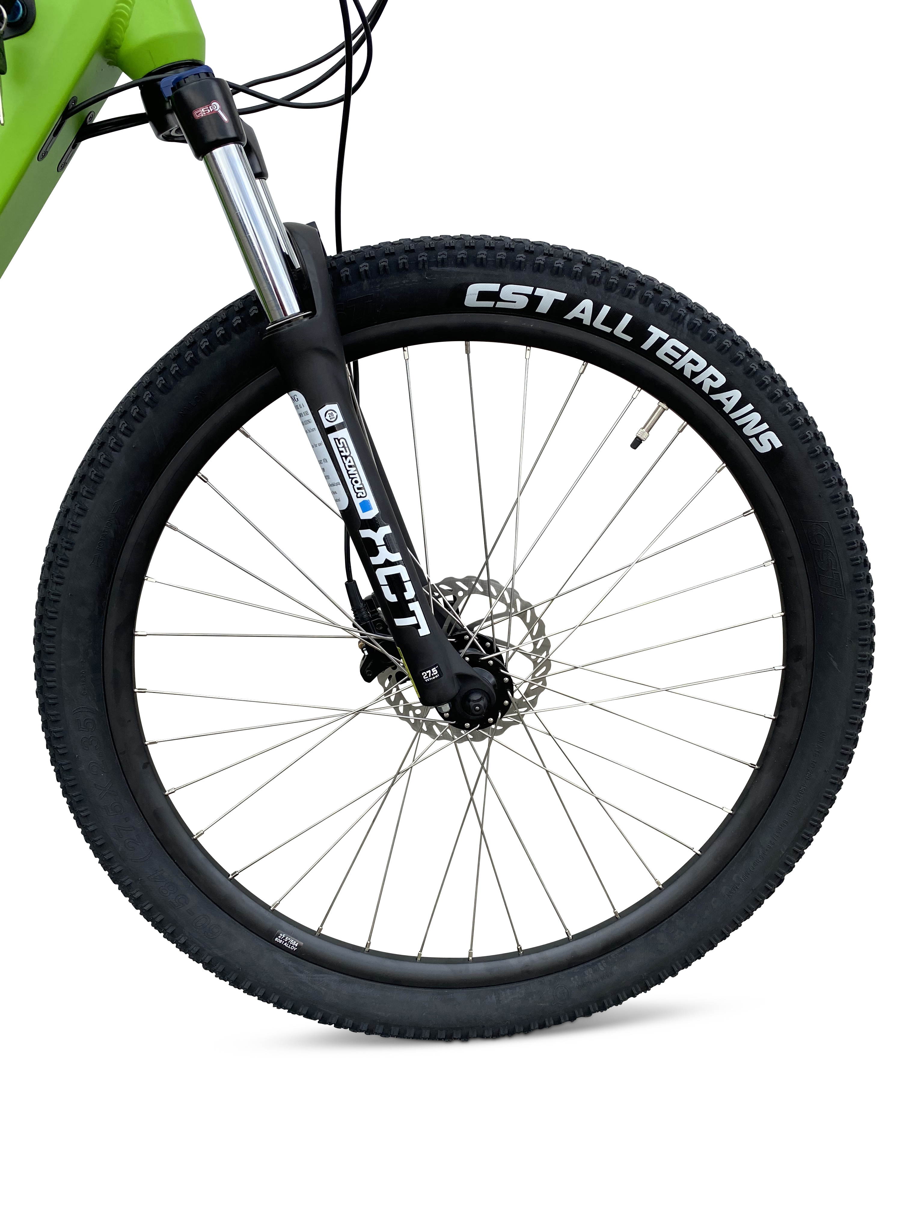 LLOBE  MTLogan Mountainbike (Laufradgröße: 27,5 Zoll, Rahmenhöhe: 48 cm, Unisex-Rad, 468 Wh, Grün)