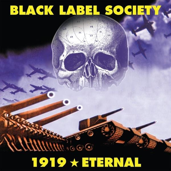 Album borító koponyával tankok és repülők felett, a 'BLACK LABEL SOCIETY' szöveggel.