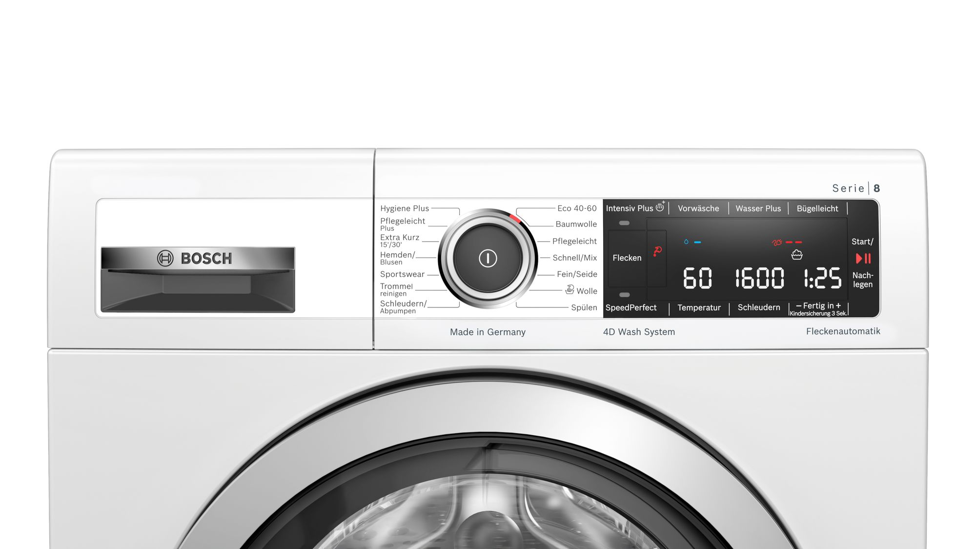 BOSCH WAX32M12 Serie 8 Waschmaschine (10 kg, 1600 U/Min., B)