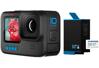 GOPRO Hero 10 Battery + SD - Actioncam Schwarz