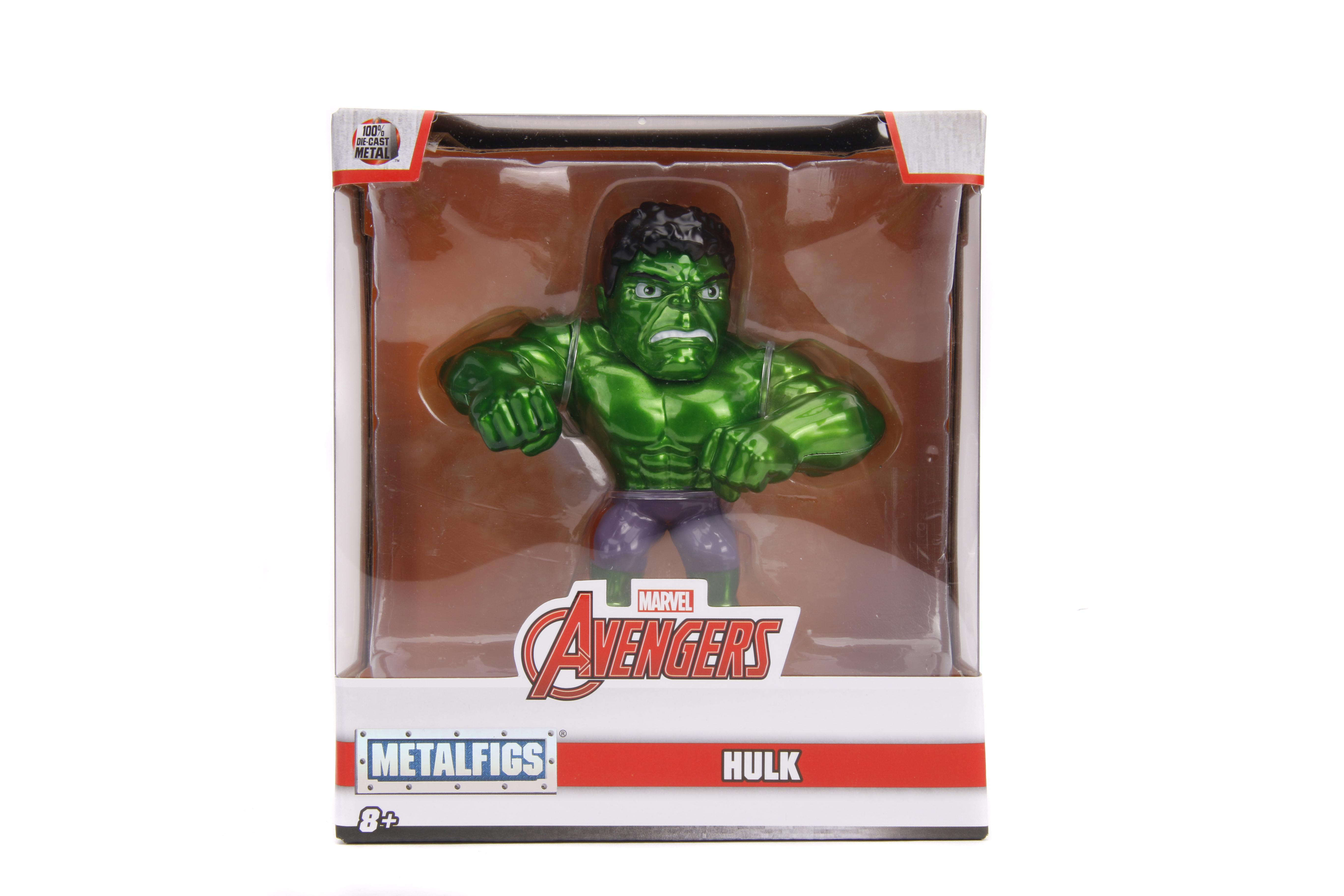 JADA Marvel Hulk Figur, 10 cm Spielfigur