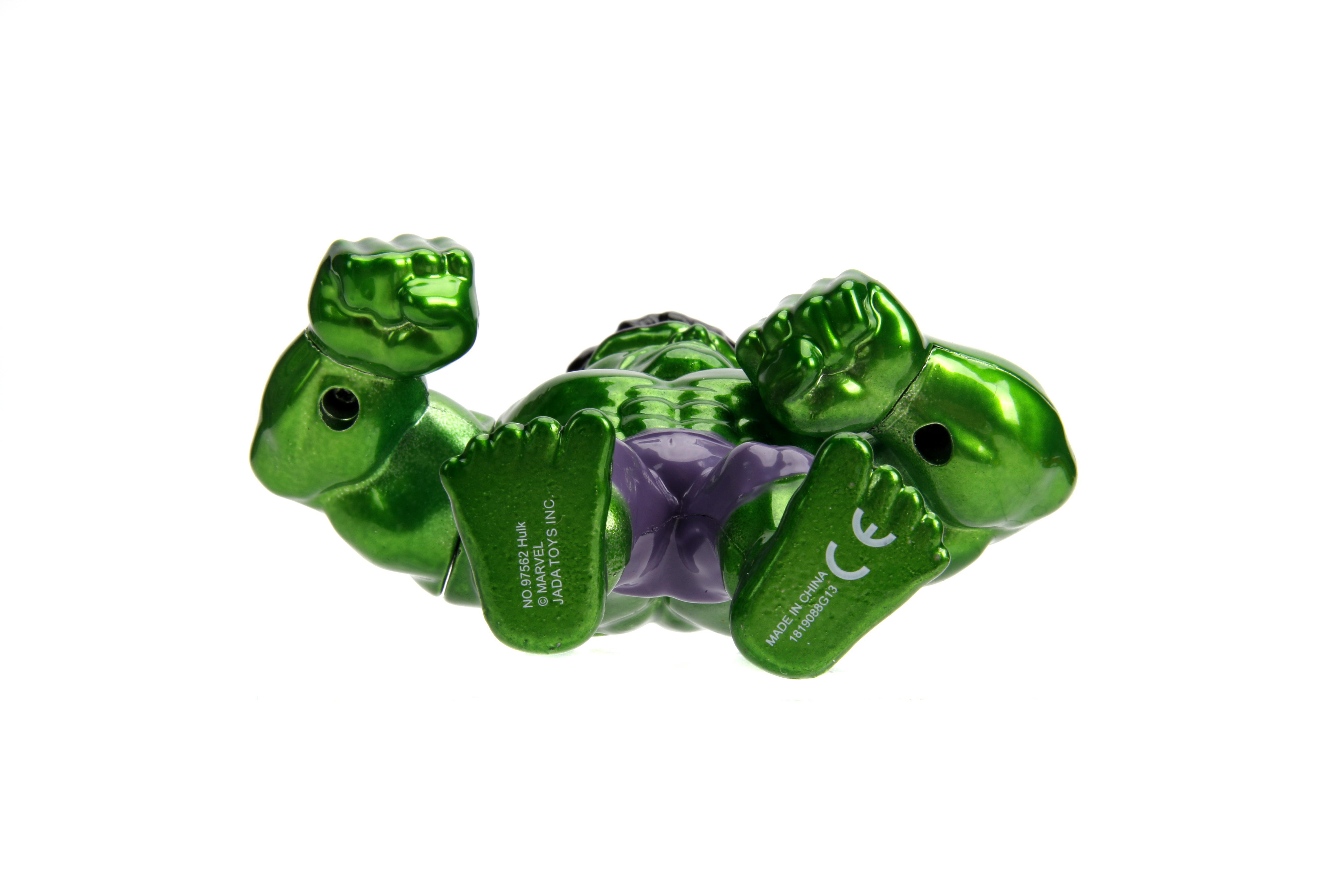 JADA Marvel Hulk Figur, 10 cm Spielfigur