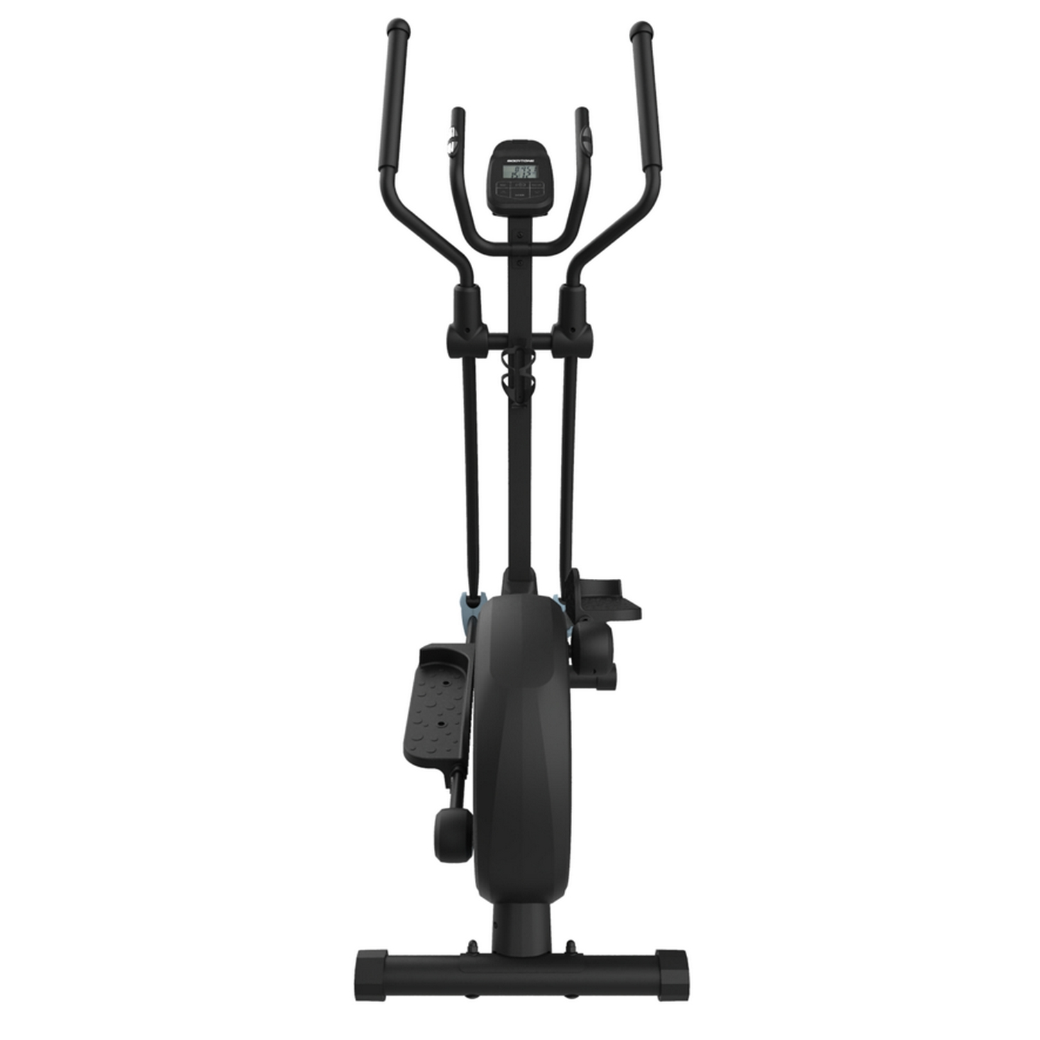 Bicicleta elíptica - Bodytone DE40, Zancada 36 cm, Volante inercia 12 kg, Peso Máx. 150 kg, 32 Niveles Intensidad, LCD, Negro