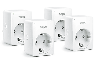 TP-LINK Tapo P100 Akıllı Mini Wi-Fi Soketi (4 Adet) Beyaz_0