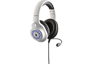 SPARTAN GEAR Medusa vezetékes gaming fejhallgató, fehér/fekete