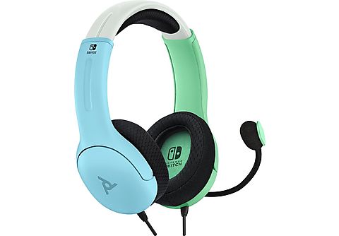 PDP LVL40 Wired Stereo Headset voor Nintendo Switch (Blauw/Groen)