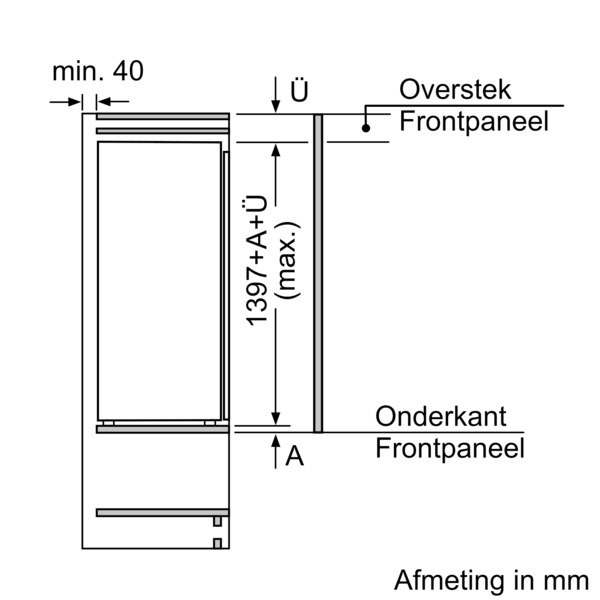 SIEMENS Frigo encastrable F (KI51RADF0)