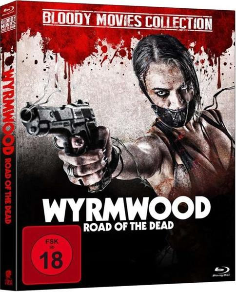 Filmcover mit einer Frau, die eine Waffe hält, und Text unten.