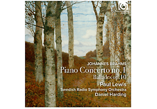 Paul Lewis, Daniel Harding - Brahms: Piano Concerto No. 1, Ballades Op.10 (CD)