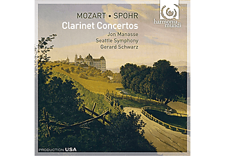 Jon Manasse, Gerard Schwarz - Mozart, Spohr: Clarinet Concertos (CD)