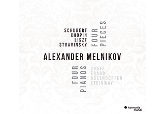 Alexander Melnikov - Four Pieces, Four Pianos (CD)