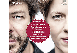 Isabelle Faust, Pablo Heras-Casado - Mendelssohn: Violin Concerto, Symphony No. 5 (CD)