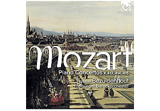 Kristian Bezuidenhout - Mozart: Piano Concertos K. 413, 414, 415 (CD)