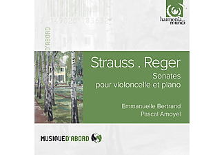 Emmanuelle Bertrand, Pascal Amoyel - Strauss, Reger: Sonates pour violoncelle et piano (CD)