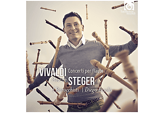 Maurice Steger, Diego Fasolis - Vivaldi: Concerti per flauto (CD)