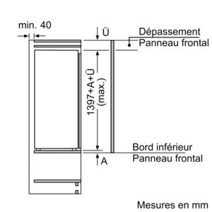 SIEMENS Frigo encastrable F (KI51RADF0)