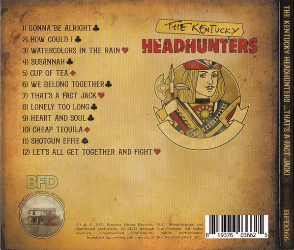 The Kentucky Headhunters - ....That's a Fact Jack!  - (CD)