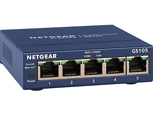 NETGEAR ProSafe GS105 5-port Gigabit Desktop Switch - Switch ()