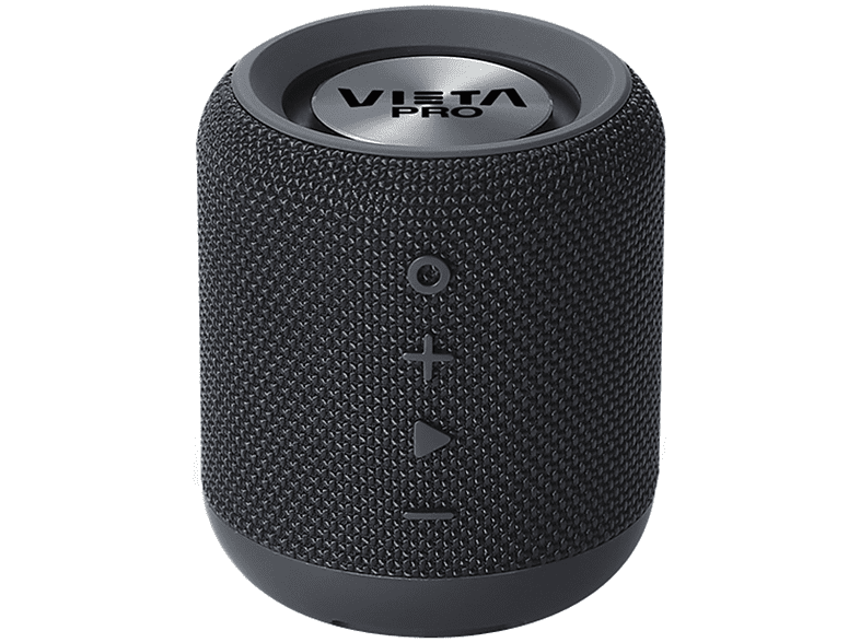 Altavoz inalámbrico - Vieta Pro Easy, IPX6, Bluetooth, FM, Hasta 6hs, Negro