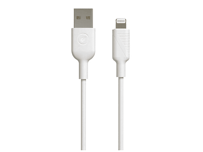Cable USB - Muvit For Change MCUSC0001, USB, Lightning, Para Apple, 1.20m, Blanco