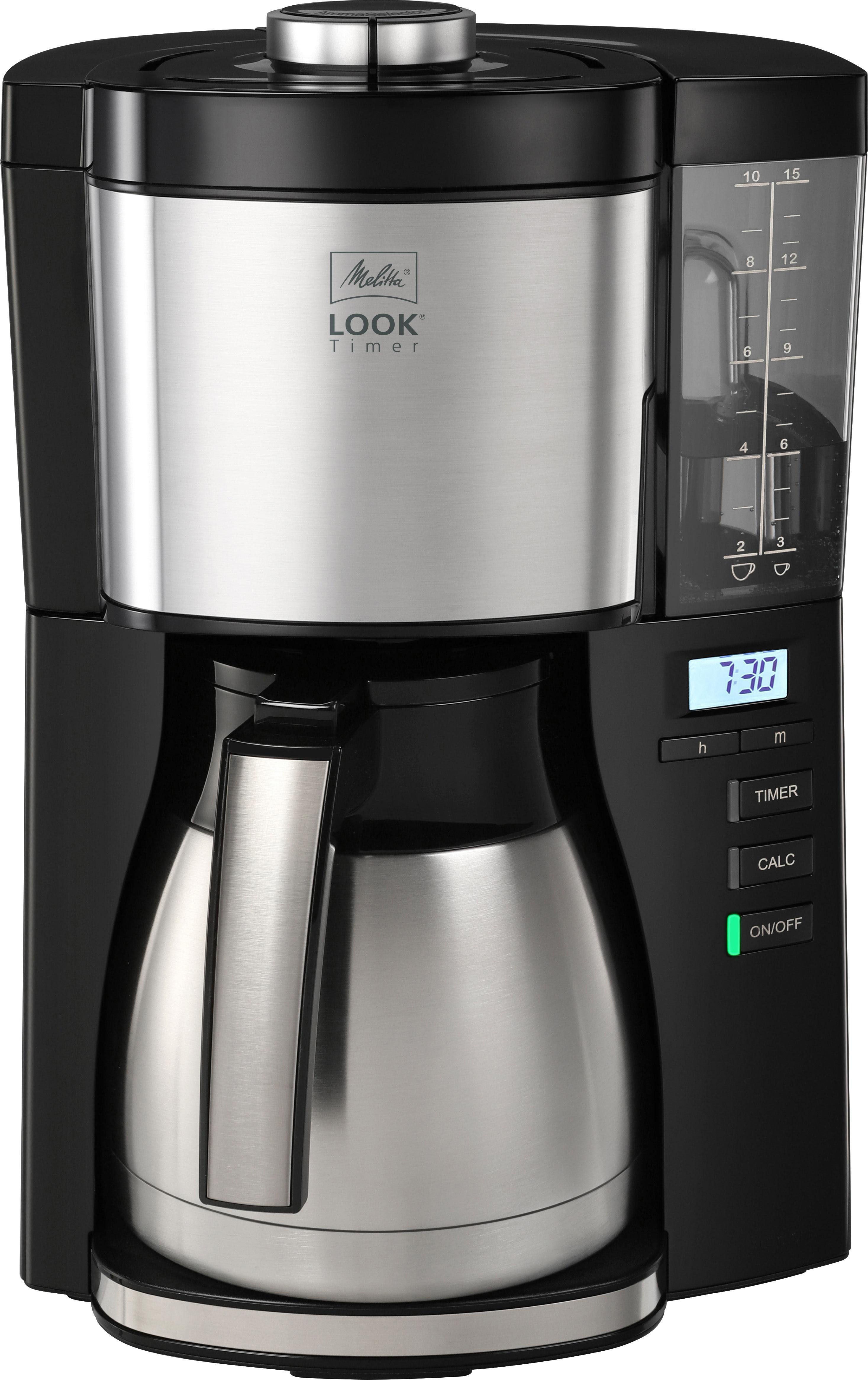 MELITTA Look Therm Timer 1025-18 Kaffeemaschine Schwarz