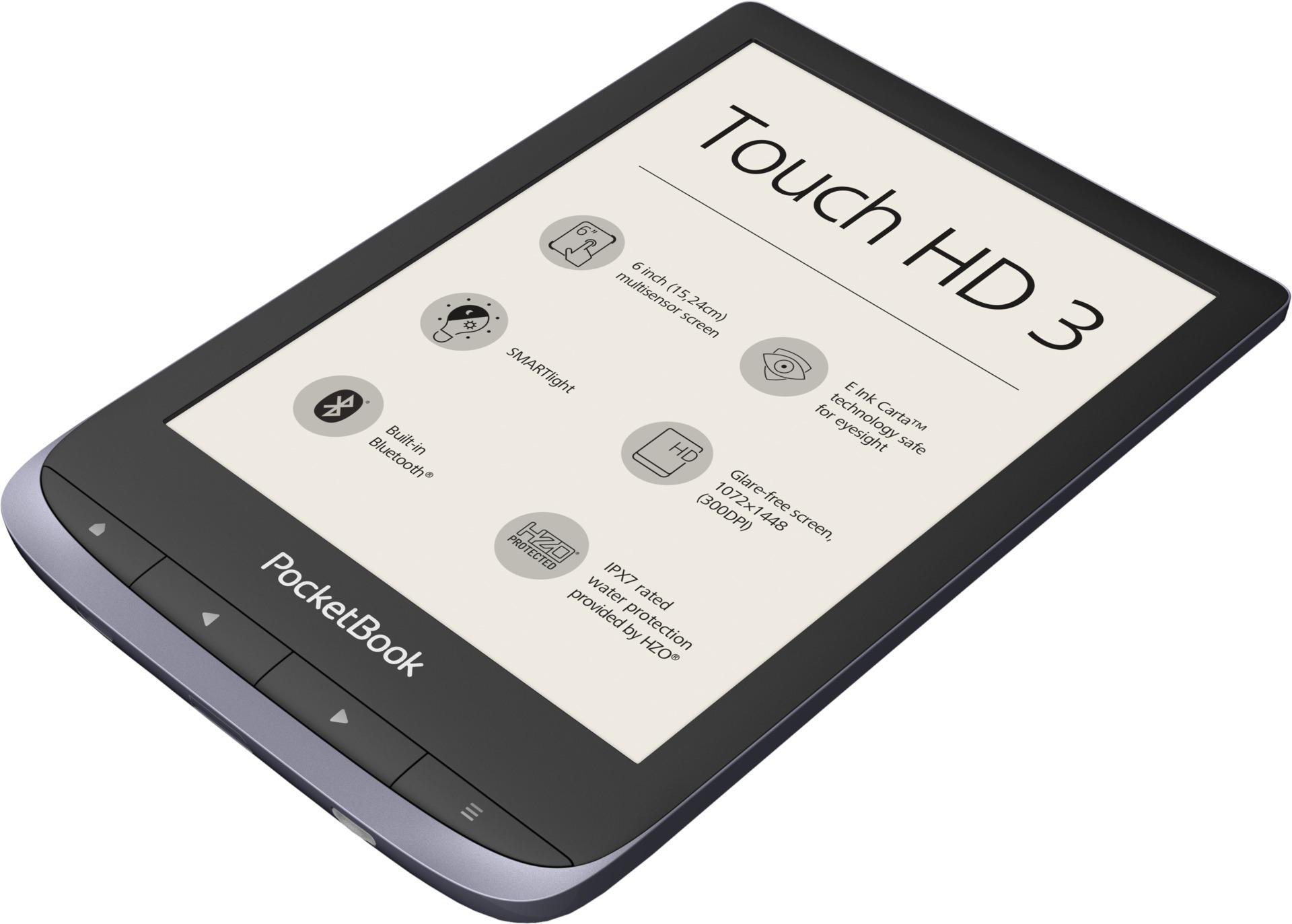POCKETBOOK Touch HD 3  16 GB eReader Metallic Grey