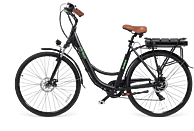 Bicicleta eléctrica - Youin You-Ride Los Angeles, 250W, 25km/h, Shimano de 7 vel., 26", Pantalla, Negro