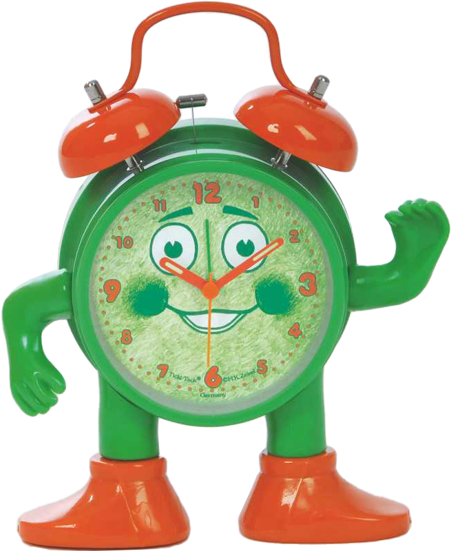 TECHNOLINE Gyerek ébresztőóra, zöld-narancssárga (Tickitack)