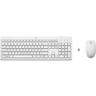 Pack Teclado + Ratón - HP Combo de teclado y ratón inalámbricos HP 230, Inalámbrico, Bluetooth, Blanco