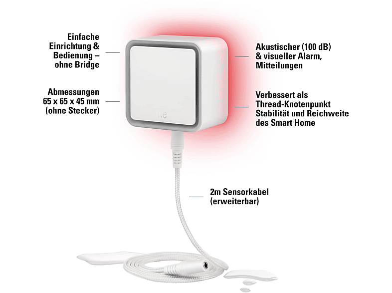 Thumbnail - EVE Water Guard Smarter Wassermelder, Weiß