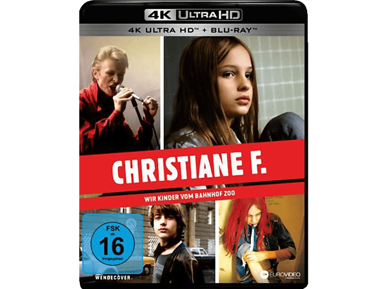Christiane F. - Wir Ultra 4K Blu-ray + Kinder vom HD Bahnhof Blu-ray Zoo