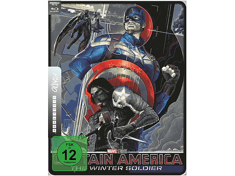 Captain America | The Winter Soldier 4K Ultra HD Blu-ray + Blu-ray Auf ...