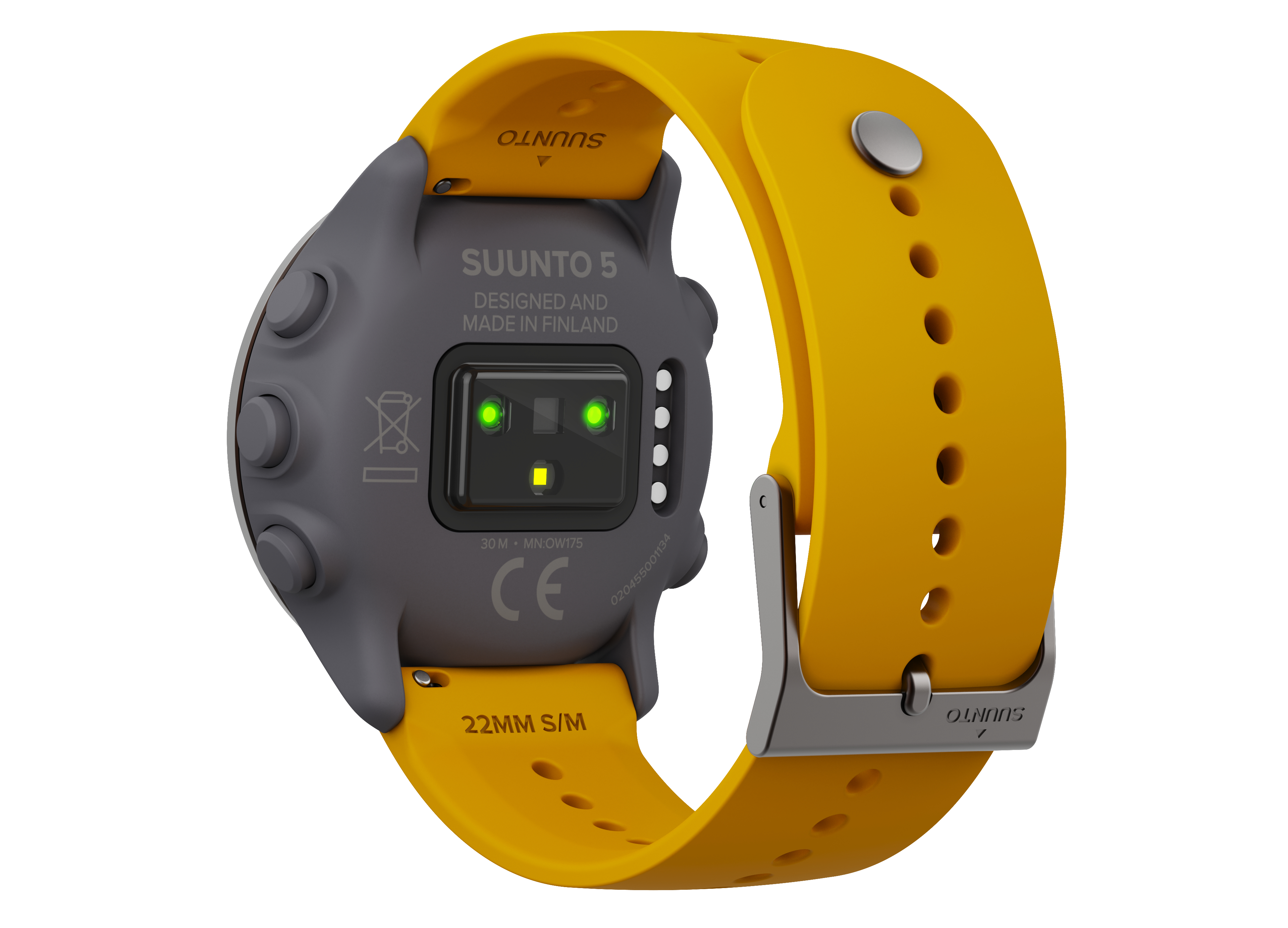 SUUNTO 5 Peak Smartwatch Kunststoff Silikon, 120-200 mm, Ochre