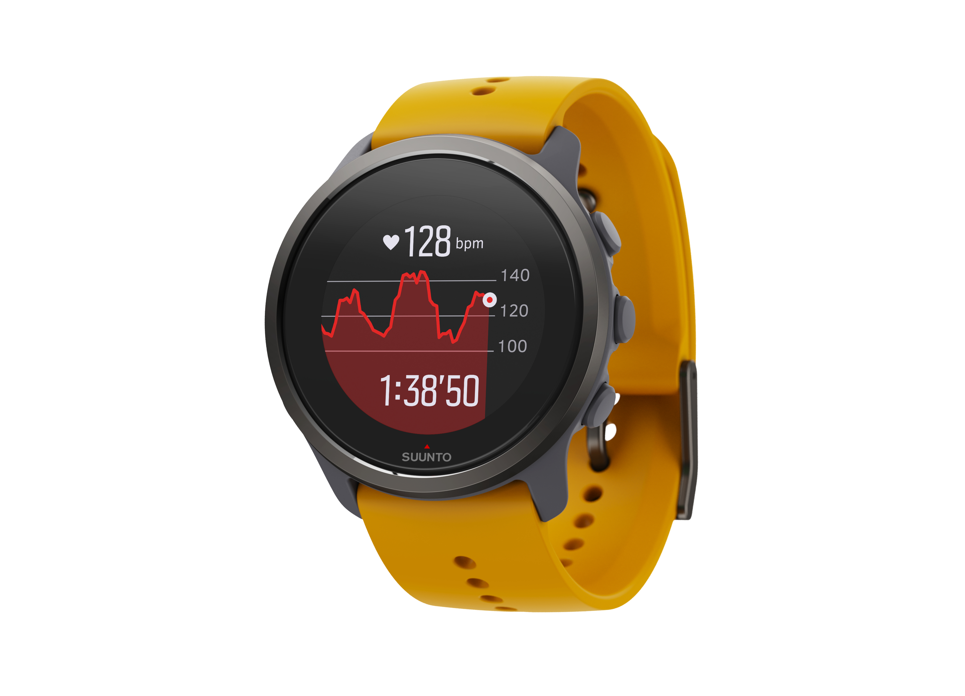 SUUNTO 5 Peak Smartwatch Kunststoff Silikon, 120-200 mm, Ochre