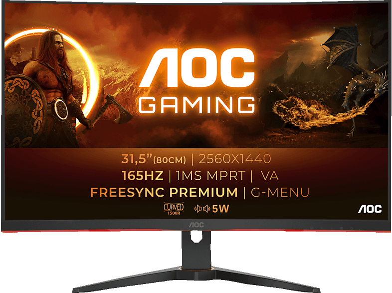 AOC CQ32G2SE/BK Curved 32 Zoll QHD | MediaMarkt