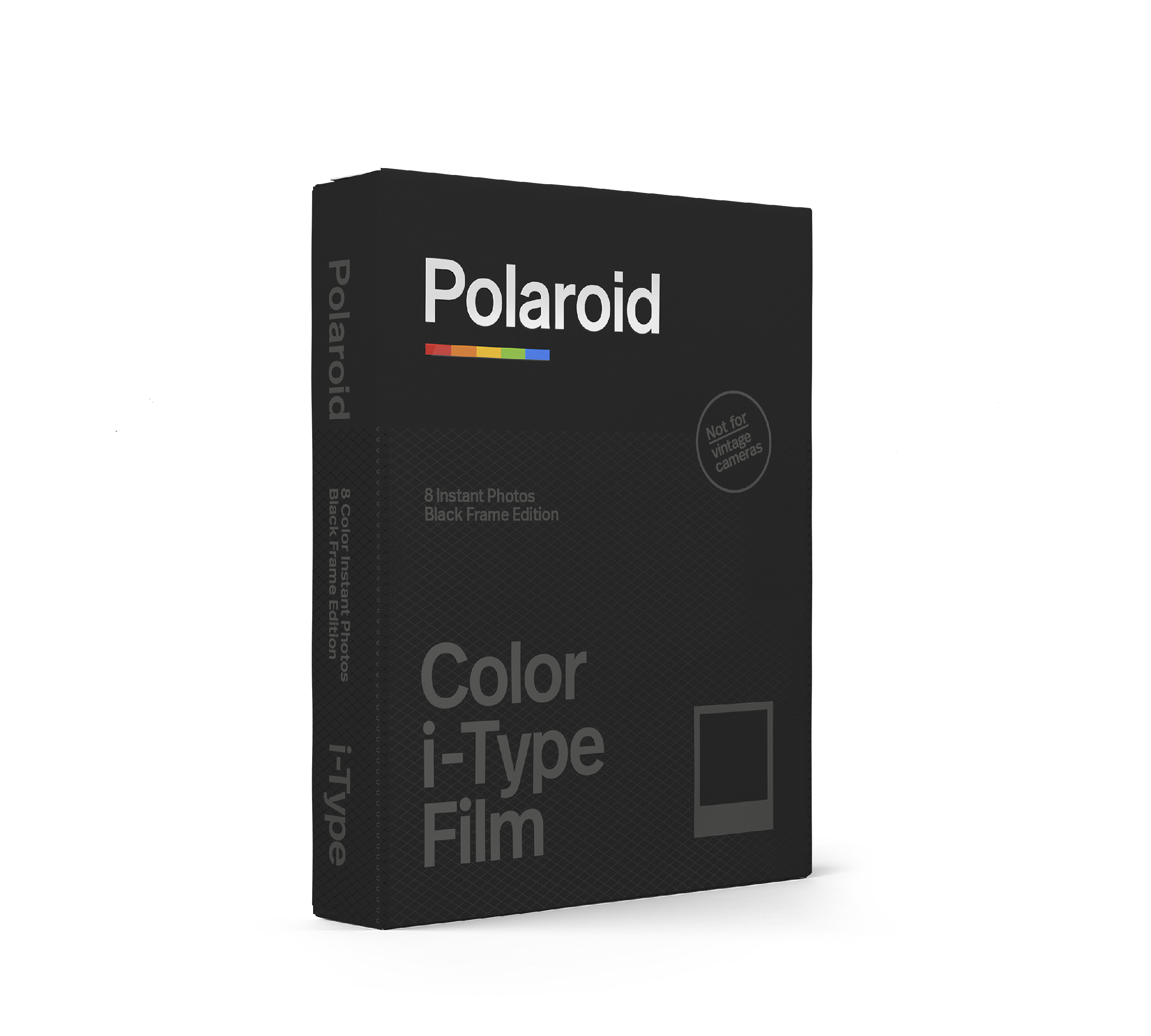 Schwarzer i-Type Rahmen 8x Sofortbildfilm mit schwarzem POLAROID Farbfilm Rahmen