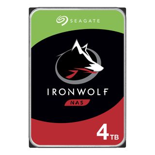 SEAGATE IronWolf NAS - Disque dur (HDD, 4 To, argent/noir)