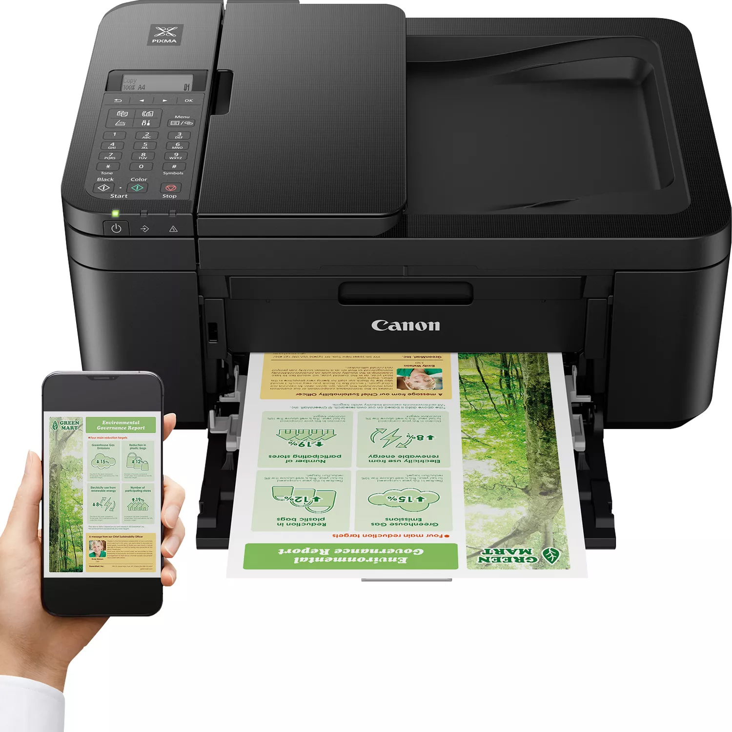 CANON Imprimante multifonction Pixma TR4650 (5072C006) Imprimante multifonction